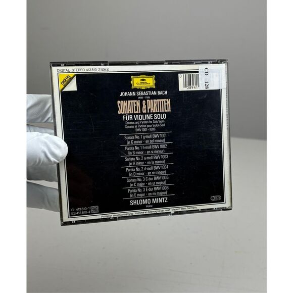 SHLOMO MINTZ - JS BACH 6 Sonatas & Partitas DGG Deutsche Grammophon 3 CD Box Set - Picture 4 of 9